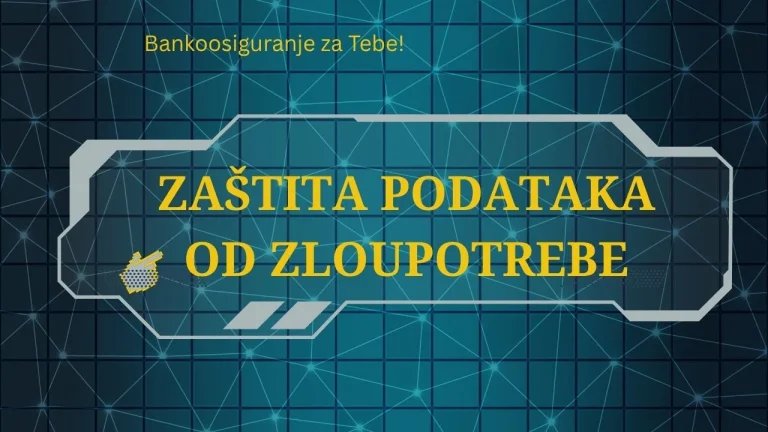 Zaštita podataka i novaca na računu od zloupotrebe